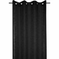 Voilage œillets (135 x 260 cm) Ontario Noir