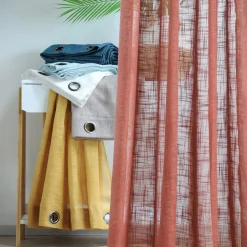 Voilage œillets (135 x 260 cm) Ontario Blanc