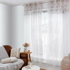 Voilage œillets (140 x 240 cm) Rosa Marron