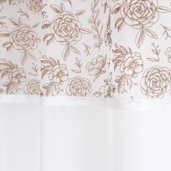 Voilage œillets (140 x 240 cm) Rosa Marron