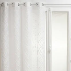 Voilage œillets (140 x 240 cm) Salma Blanc