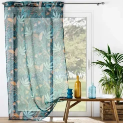 Voilage œillets (140 x 240 cm) Tilda Vert