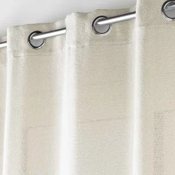 Voilage œillets effet lainage (140 x 240 cm) Loulaine Beige
