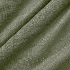 Voilage œillets effet lin (140 x 280 cm) Robin Vert romarin