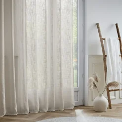 Voilage œillets effet lin (280 x 240 cm) Robin Beige