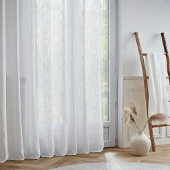 Voilage œillets effet lin (280 x 240 cm) Robin Blanc