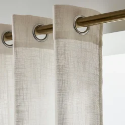 Voilage œillets effet lin (180 x 240 cm) Robin Beige