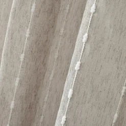 Voilage œillets pompons (140 x 240 cm) Axel Beige