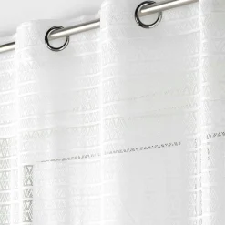 Voilage maille (140 x 280 cm) Naomie Blanc