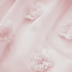 Voilage oeillets pompons (280 x 240 cm) Suzie Rose