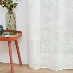 Voilage tissé (140 x 280 cm) Karla Blanc