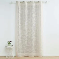 Voilage tissé (140 x 240 cm) Karla Taupe