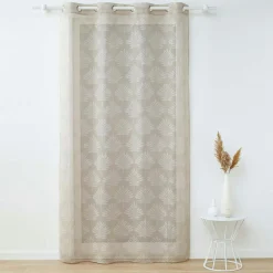 Voilage tissé (140 x 240 cm) Levita Taupe