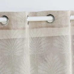 Voilage tissé (140 x 280 cm) Levita Taupe